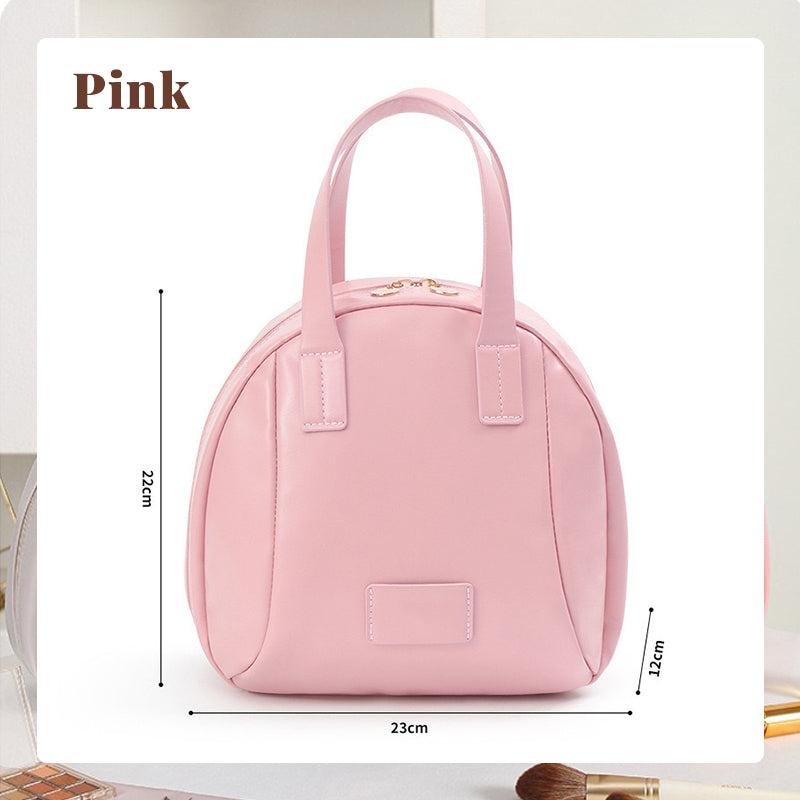 Håndholdt sminkeveske med stor kapasitet