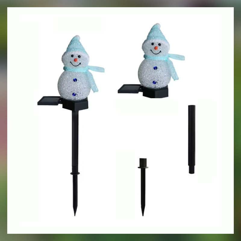 Solcelledrevet snøkulebelysning 🌟🎄☃️