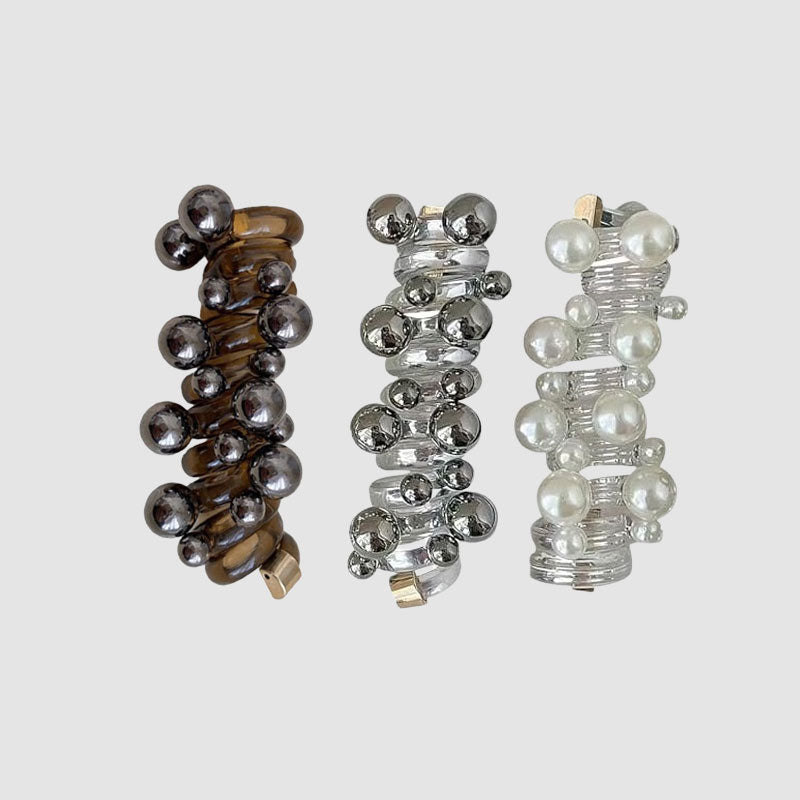Perleformet Spiral Hårstrikk