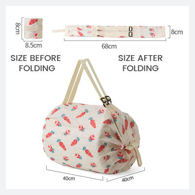 Foldable Travel One-shoulder Portable Shopping Bag