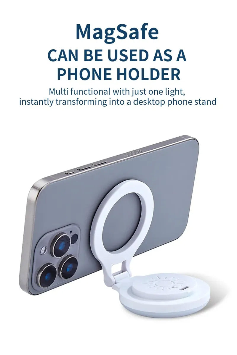 Magnetisk påfyllingslys for mobiltelefoner