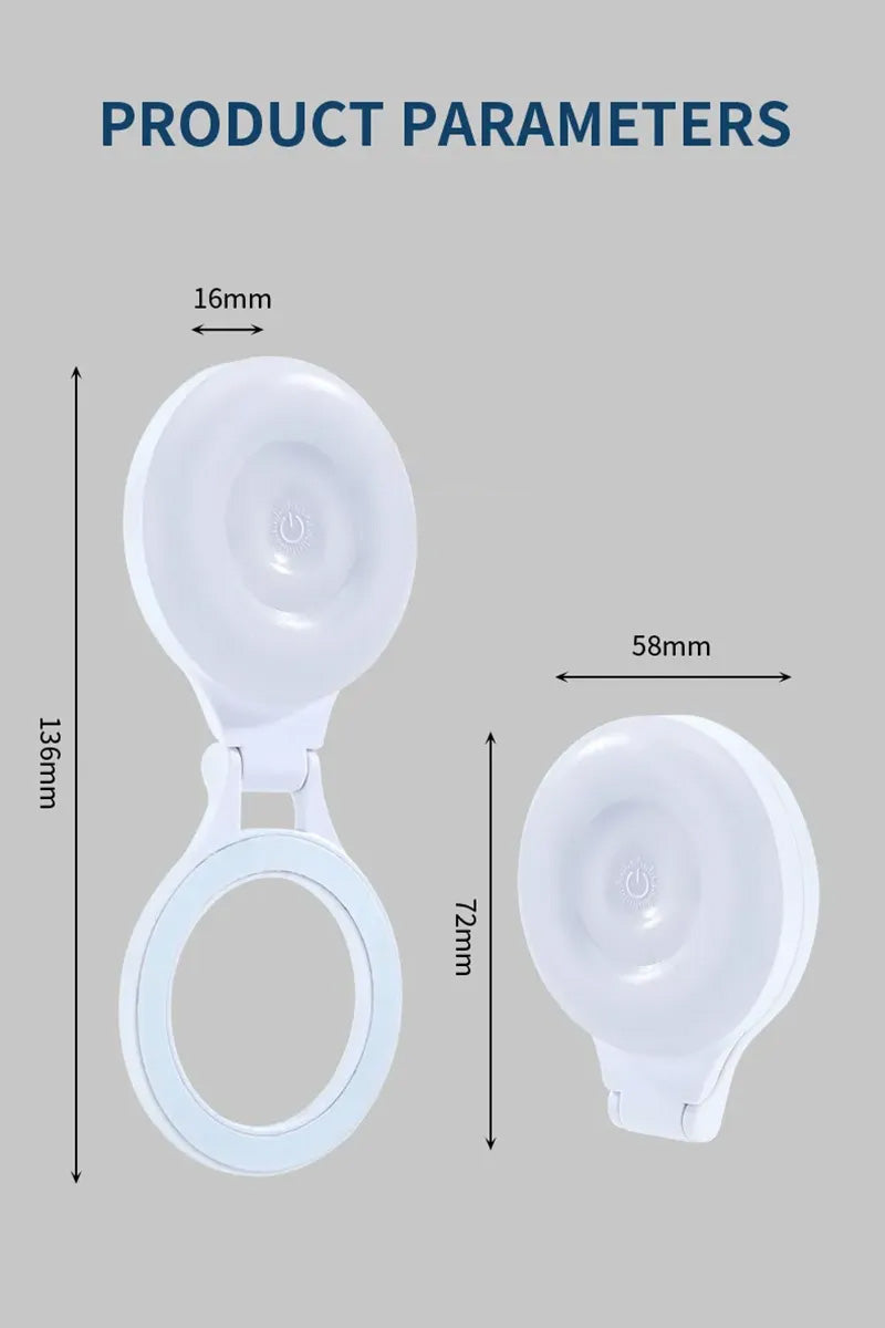 Magnetisk påfyllingslys for mobiltelefoner