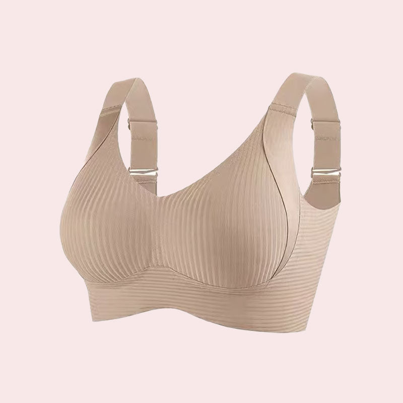 🎁Ribbet push-up-bh med justerbare bøyler for kvinner