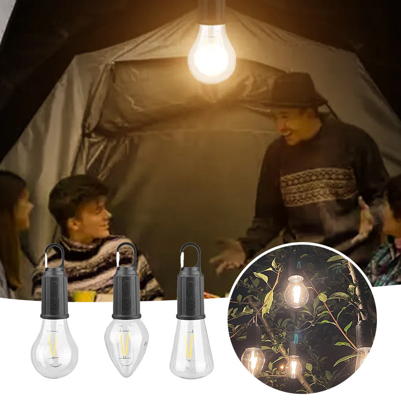 Type C-ladepære med retro-lys for utendørs camping