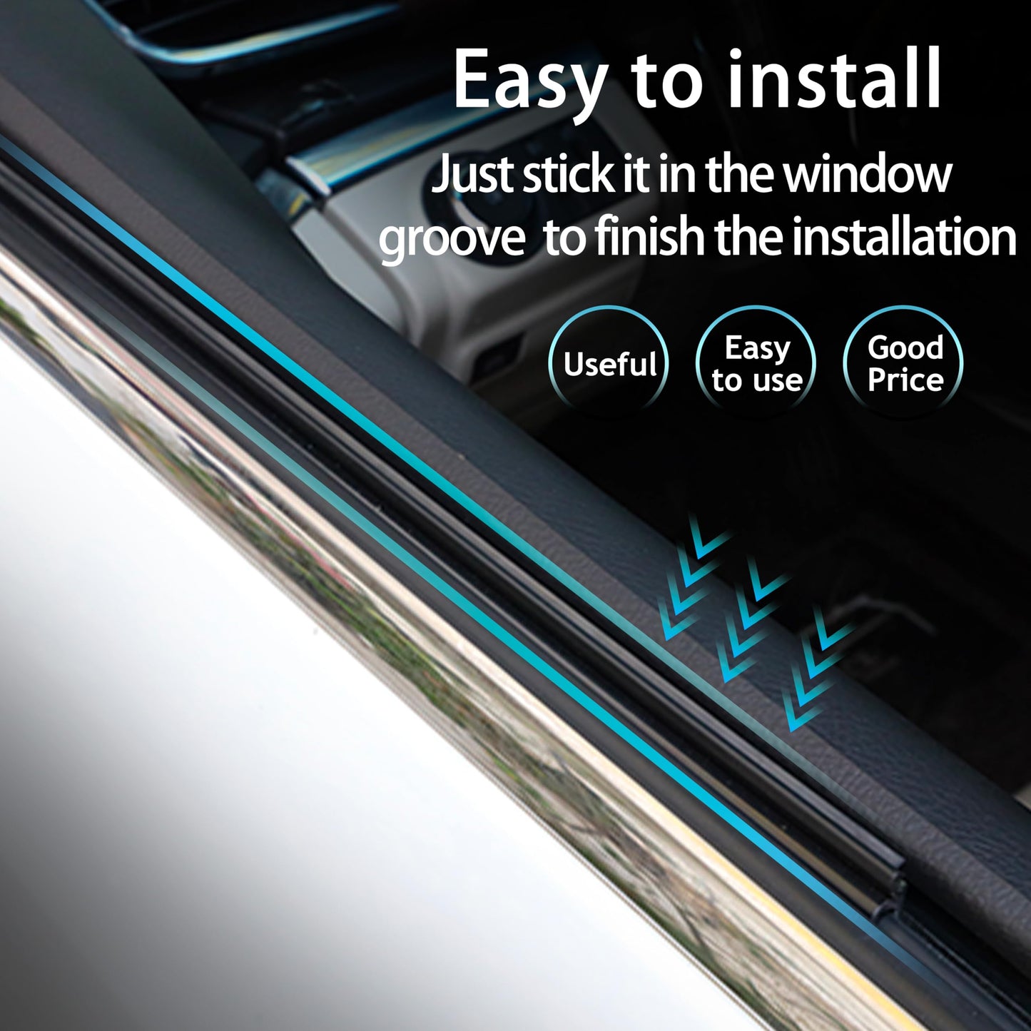 Vindusviskere For Bil/Car Side Window Wipers