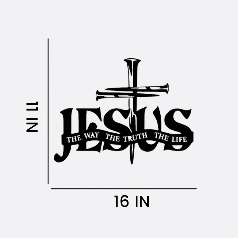 (🎁Siste dag 49 % rabatt)🔥Jesus og korsdesignet veggkunst - ⌛Begrenset håndlaget serie