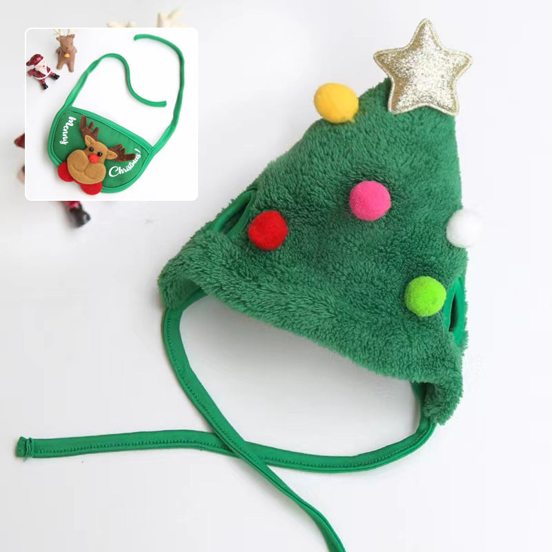 🐶Bedårende lue med pom-pom på juletreet🐱