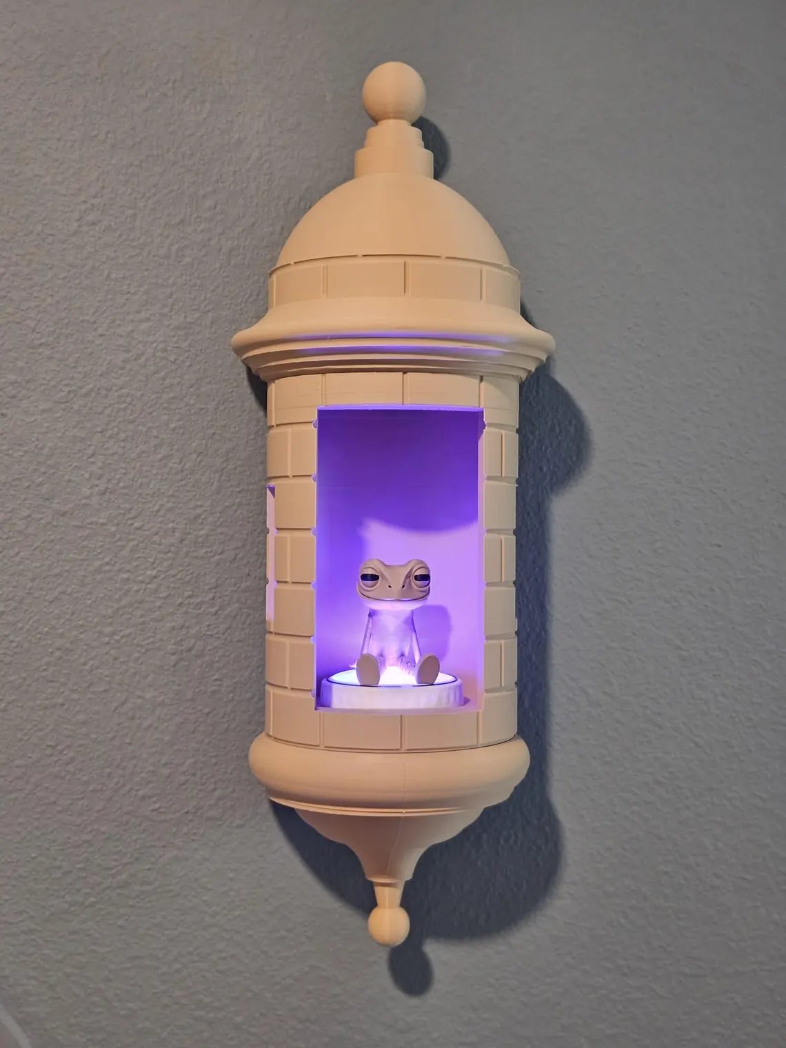 Puertoricansk Garita-vegglampe med coqui