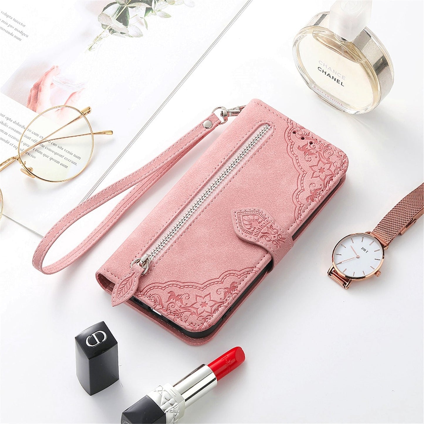SKIN-FEEL FLIP SKINNVESKE