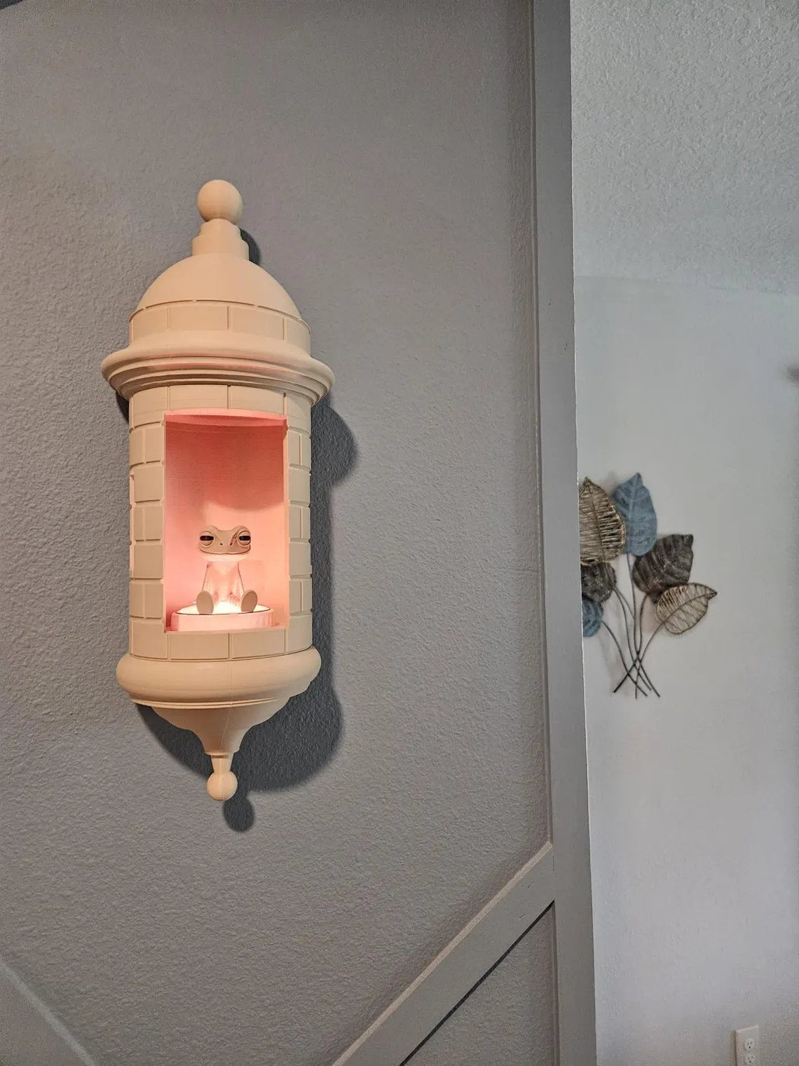 Puertoricansk Garita-vegglampe med coqui