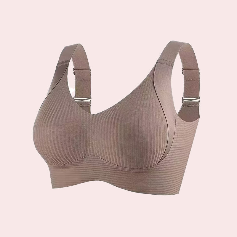 🎁Ribbet push-up-bh med justerbare bøyler for kvinner