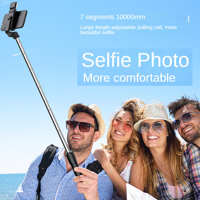 Selfie-stativ med påfyllingslys