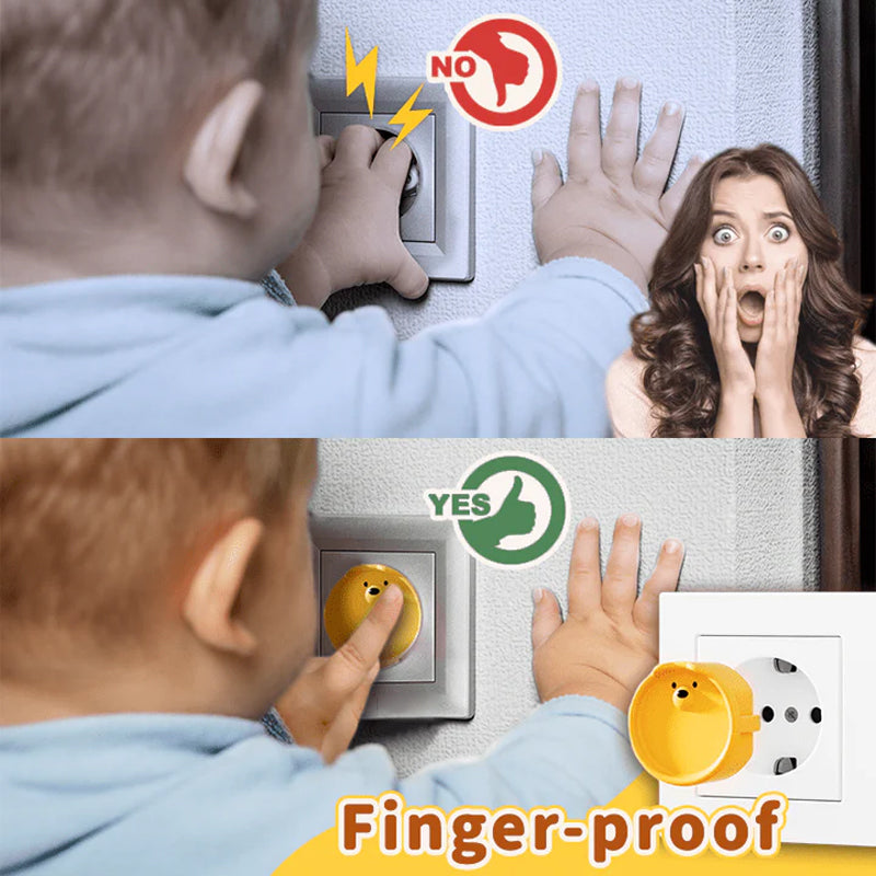 Babysikre stikkontaktdeksler