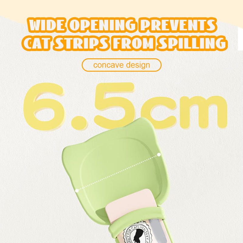Cat Strip Non-Dirty håndmatingsskje