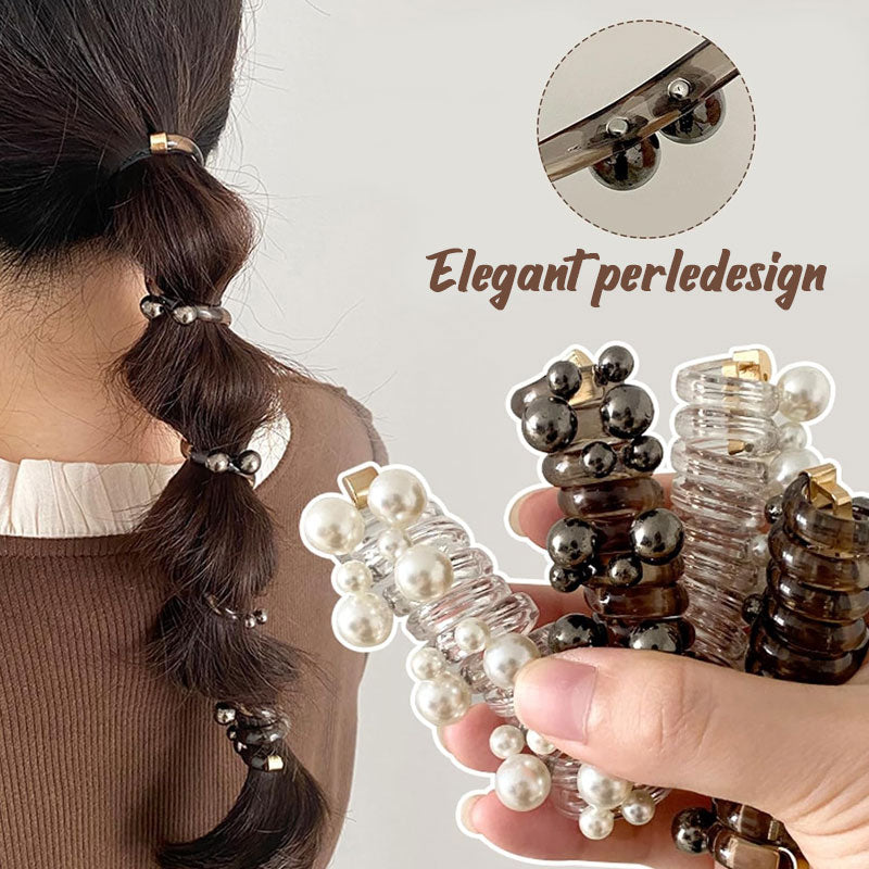 Perleformet Spiral Hårstrikk