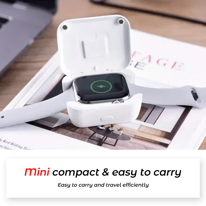 đ„Superdeal! 38% rabatt! - BĂŠrbar trĂ„dlĂžs powerbank for smartklokker