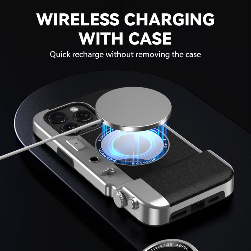 Integrert mobiltelefonveske for kamera