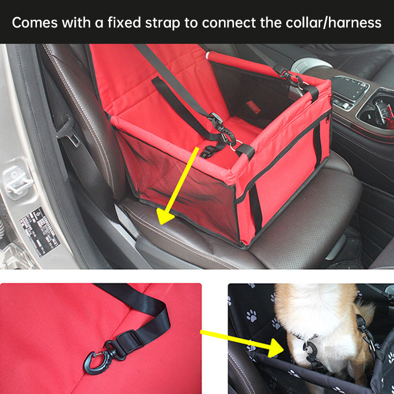 Bilsikkerhetssete for hunder og katter/Car safety seat for dogs and cats