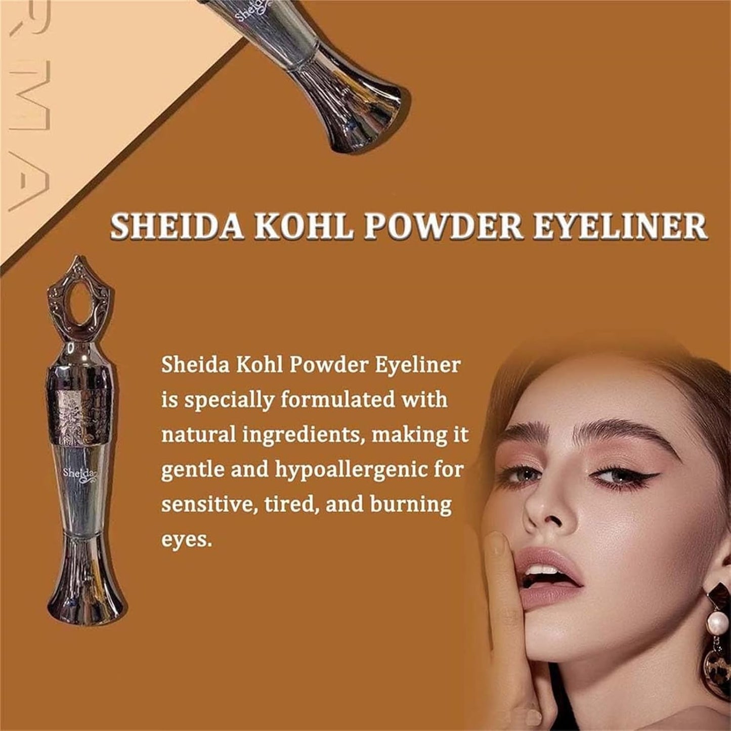 100 % naturlig håndlaget eyeliner
