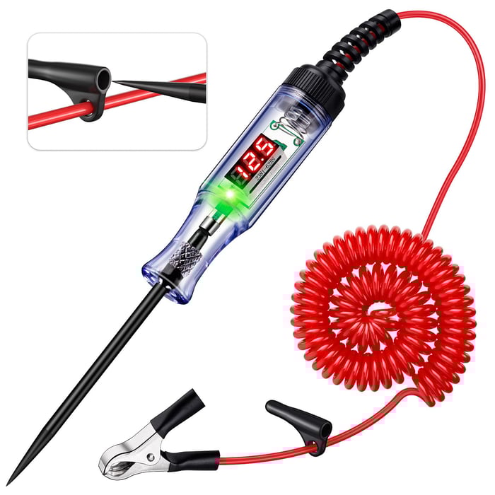 Kraftig 5-90 V digital LED-kretstester