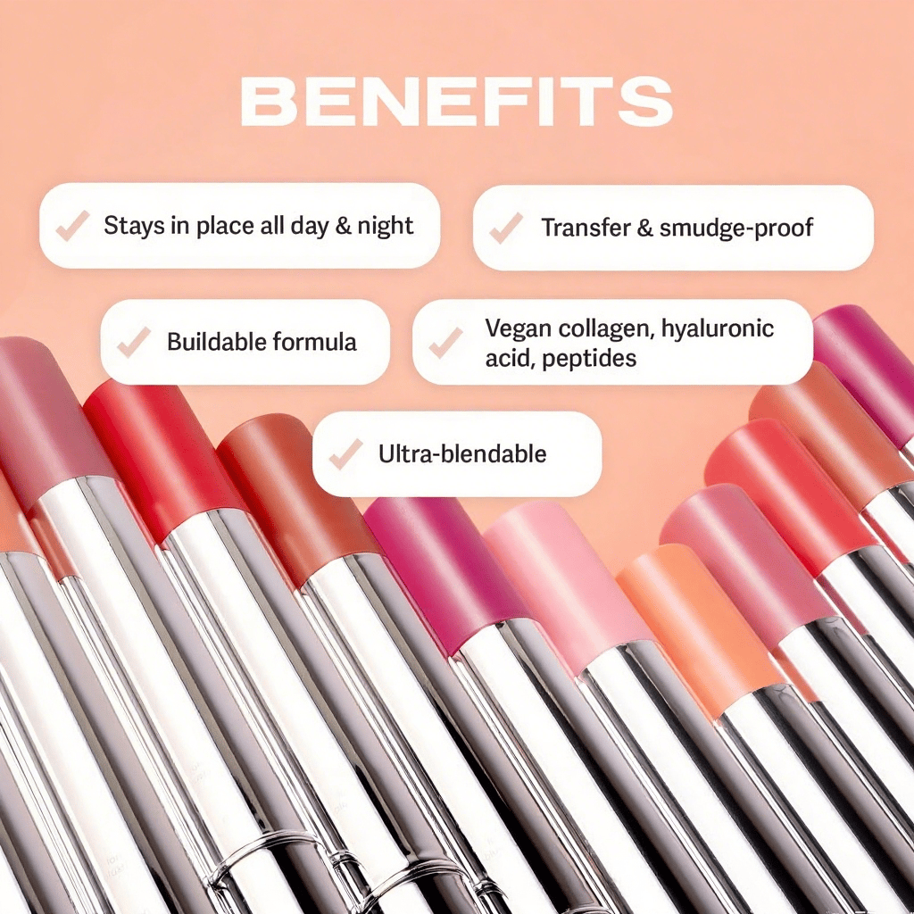 🔥Tidsbegrenset rabatt: 49 % rabatt direkte💄Flytende rouge til kinnene