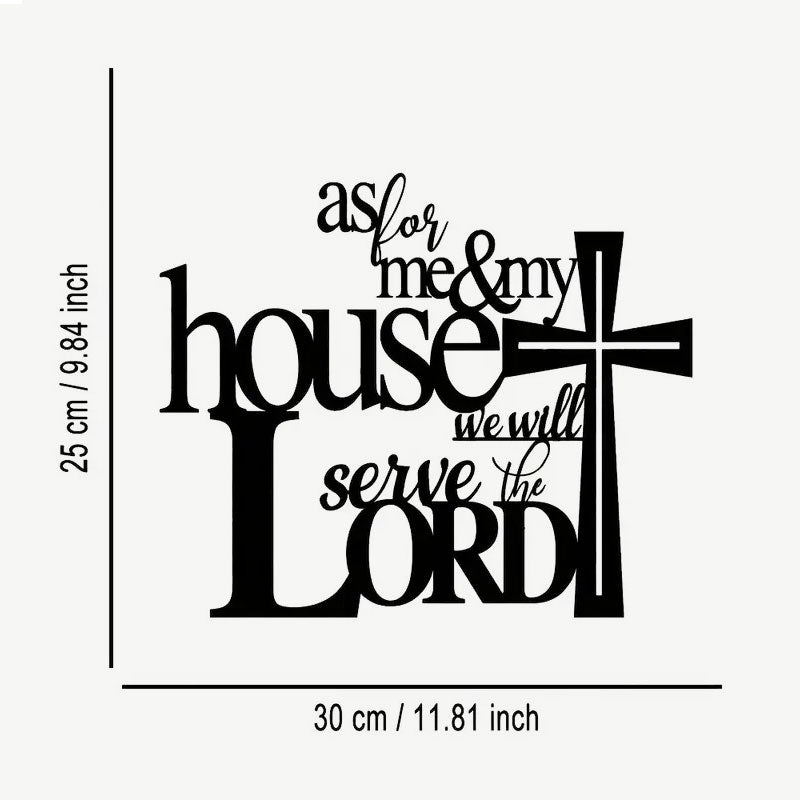 Svart metallhåndverk Veggdekorasjon