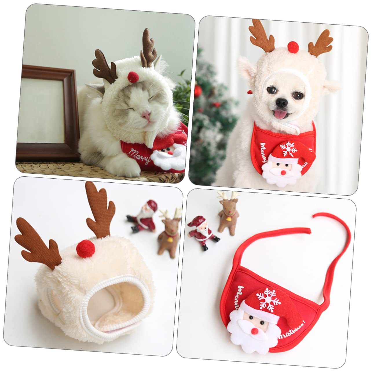 🐶Bedårende lue med pom-pom på juletreet🐱