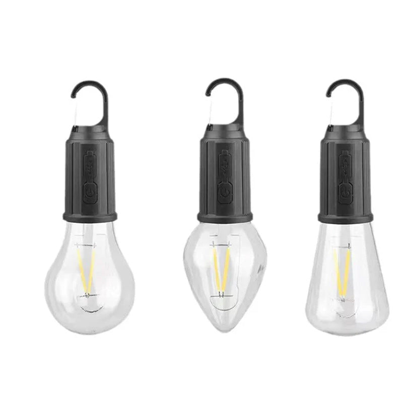 Type C-ladepære med retro-lys for utendørs camping