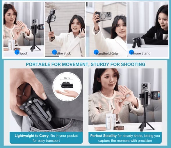 📷Mini Selfie Stick-stativ