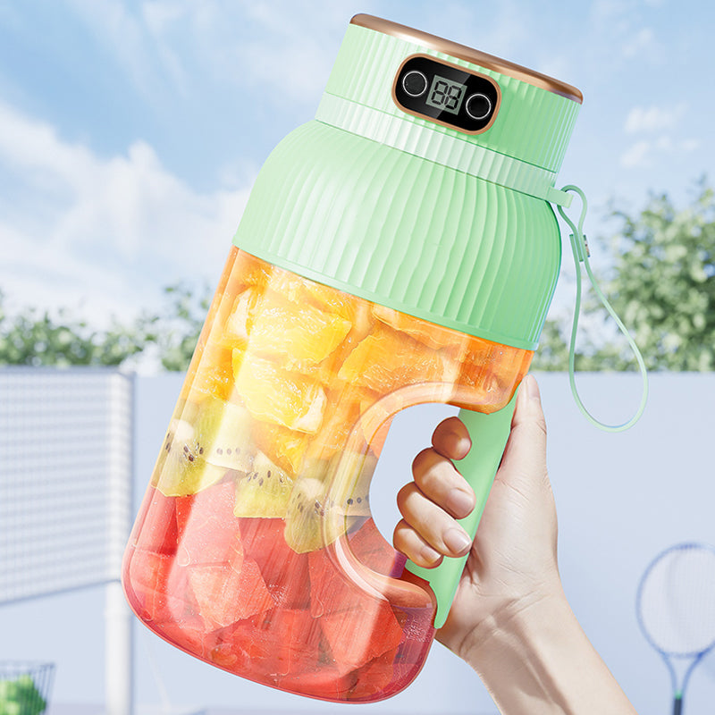 Varmt sommersalg ❄️Multifunktionaler bærbar juicekopp med digital skjerm