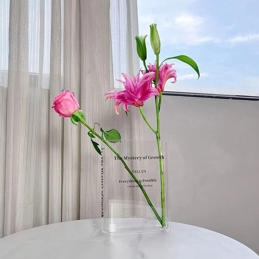 🌷Bøker om blomster - Bokvase
