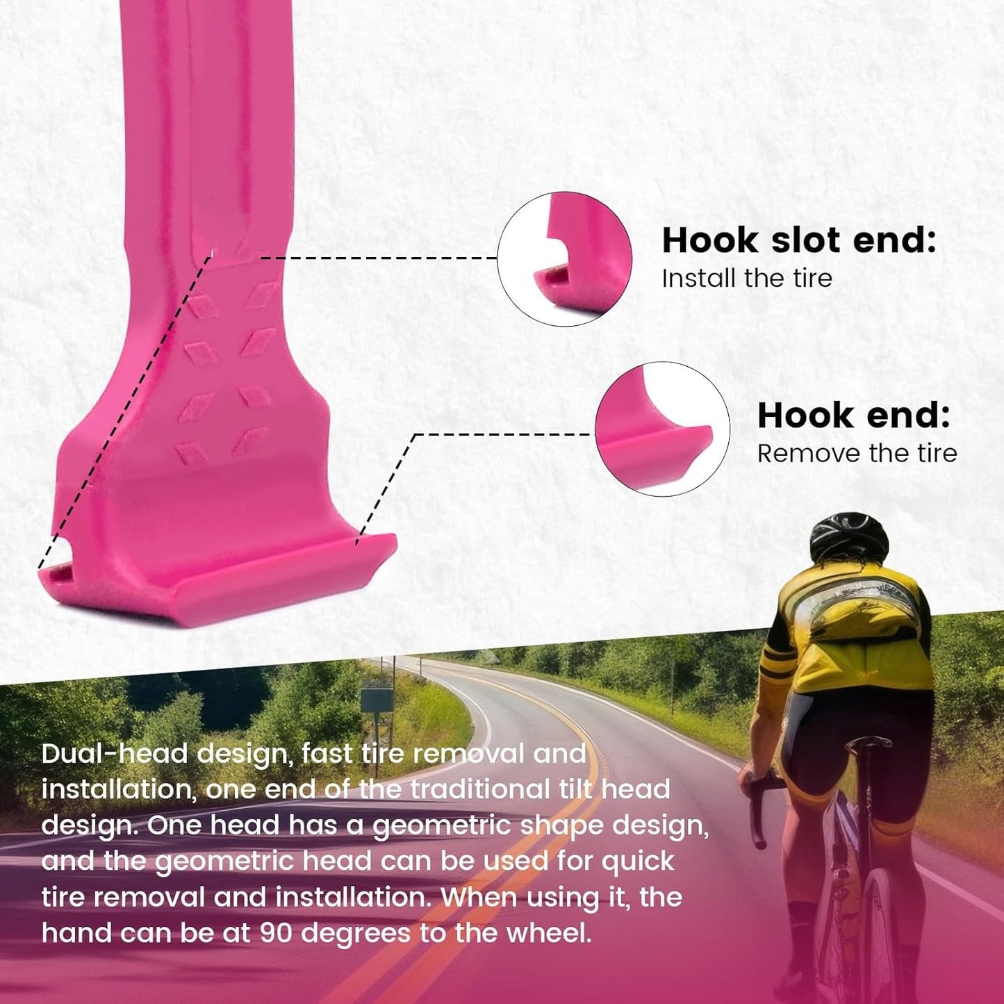 🚵2-i-1 brekkjern for sykkeldekkspak👨‍🔧