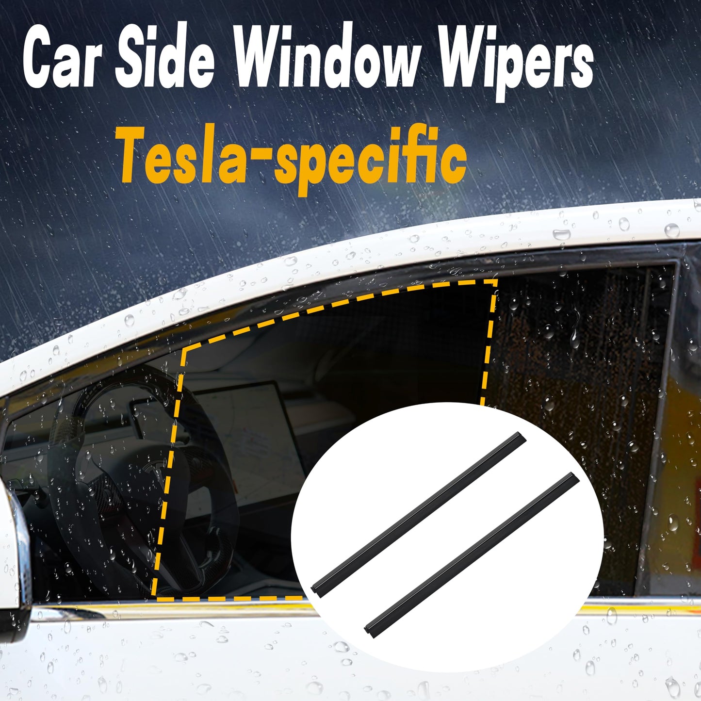 Vindusviskere For Bil/Car Side Window Wipers