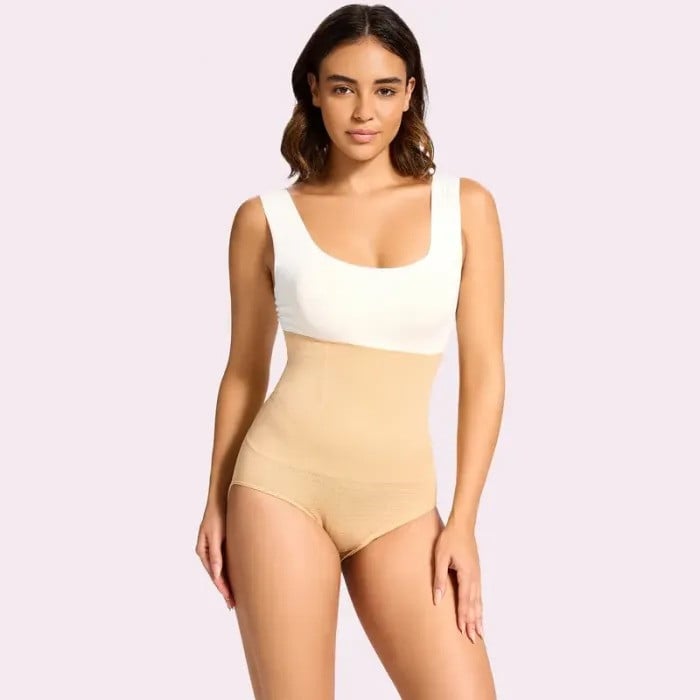 🎉Shapewear-truse med høy midje og magekontroll