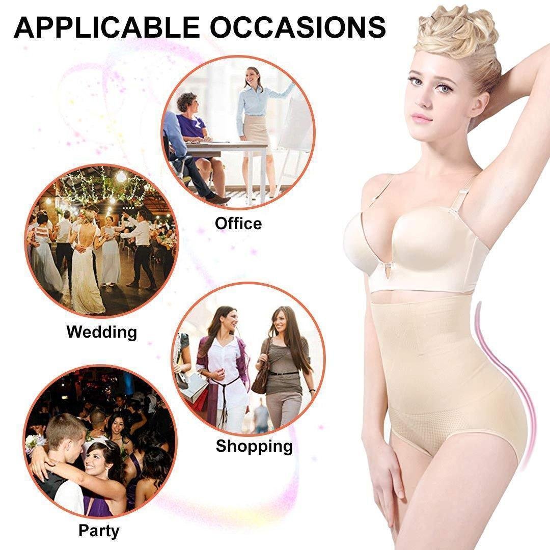 🎉Shapewear-truse med høy midje og magekontroll