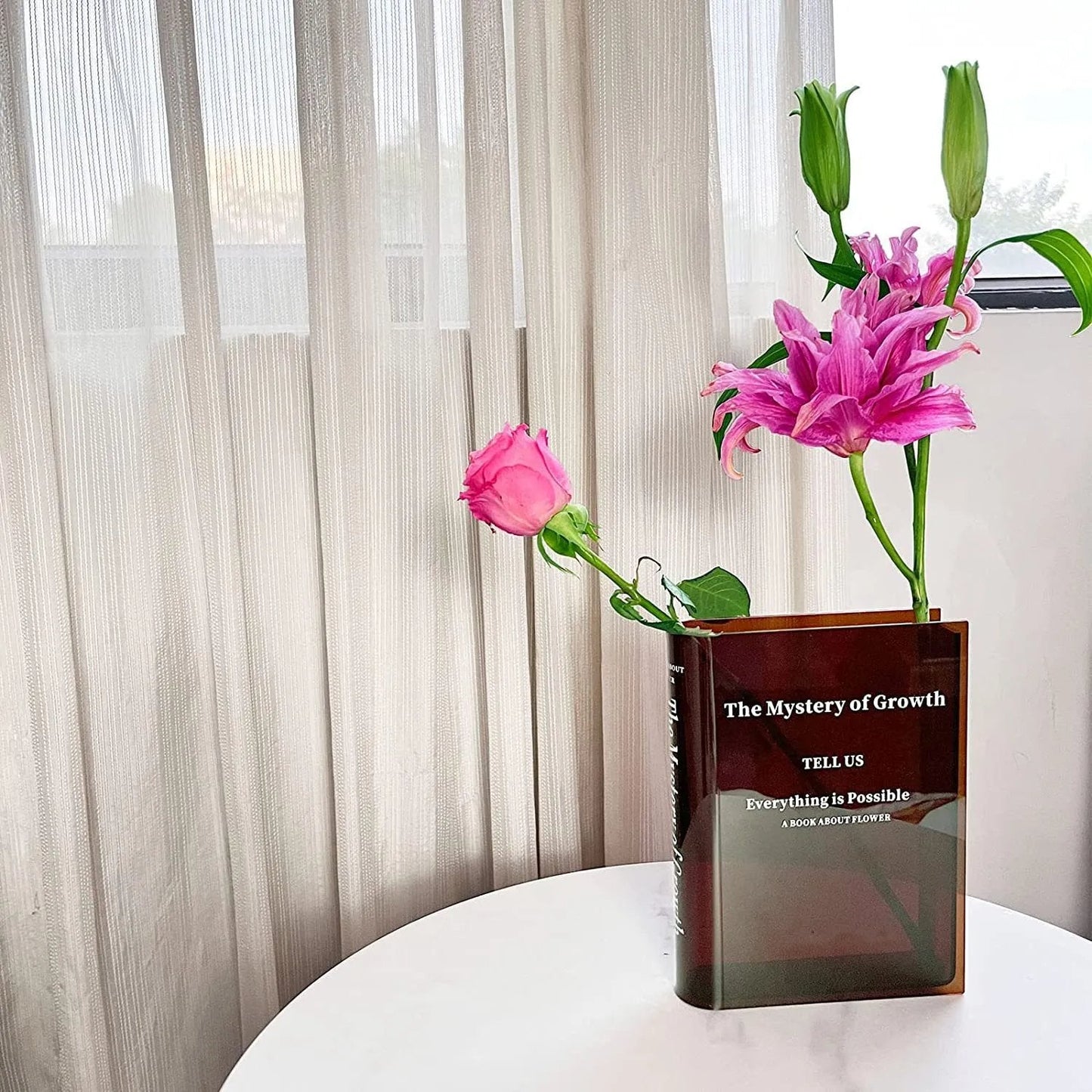 🌷Bøker om blomster - Bokvase