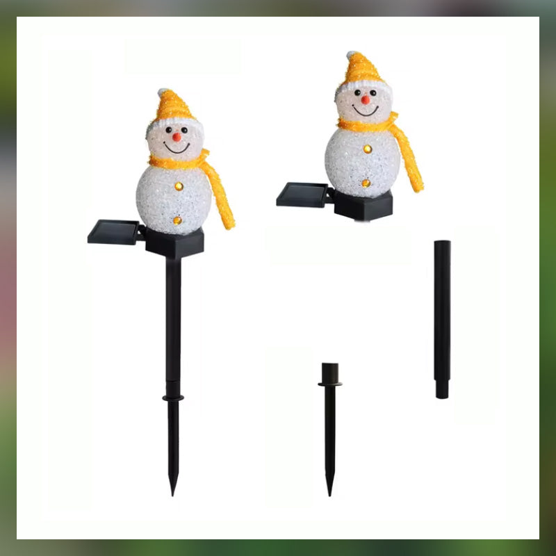 Solcelledrevet snøkulebelysning 🌟🎄☃️