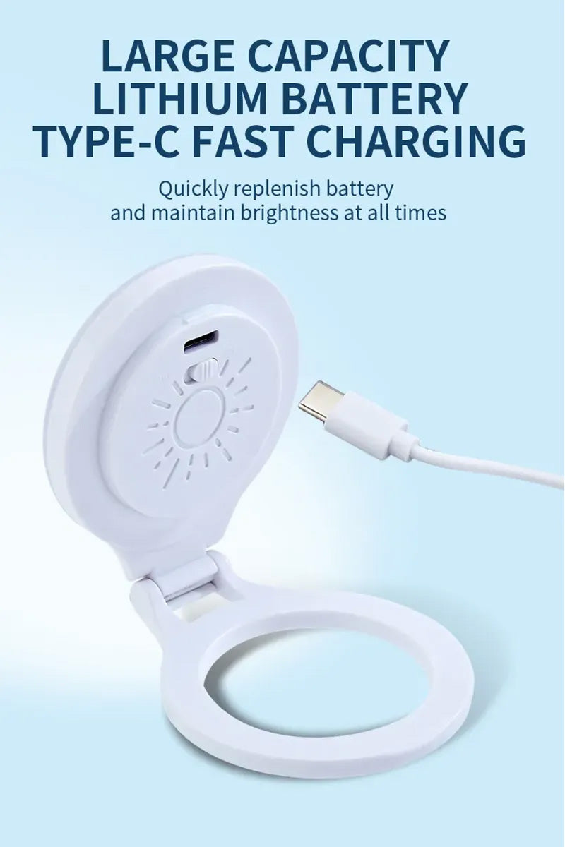 Magnetisk påfyllingslys for mobiltelefoner