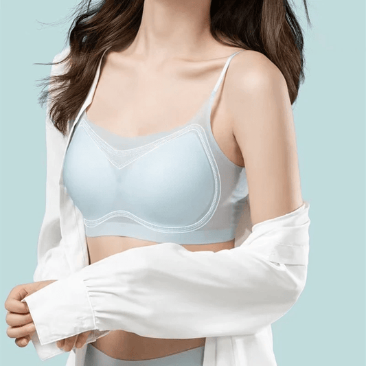 Summer Seamless Ultra -Tynn Plus Size Ice Silk Comfort BH