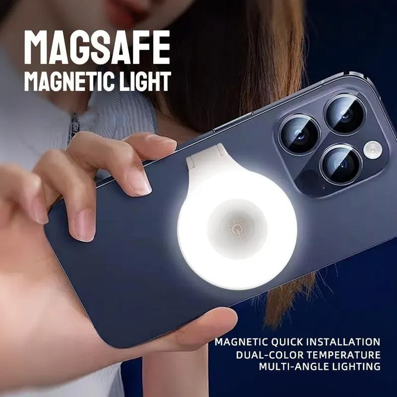 Magnetisk påfyllingslys for mobiltelefoner