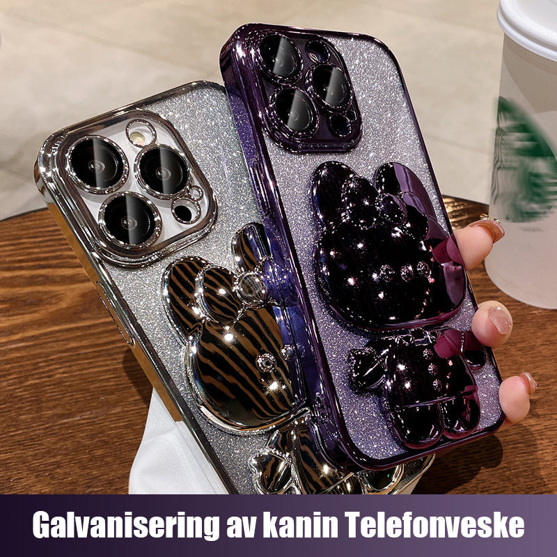 Elektropletterende kanintelefonveske