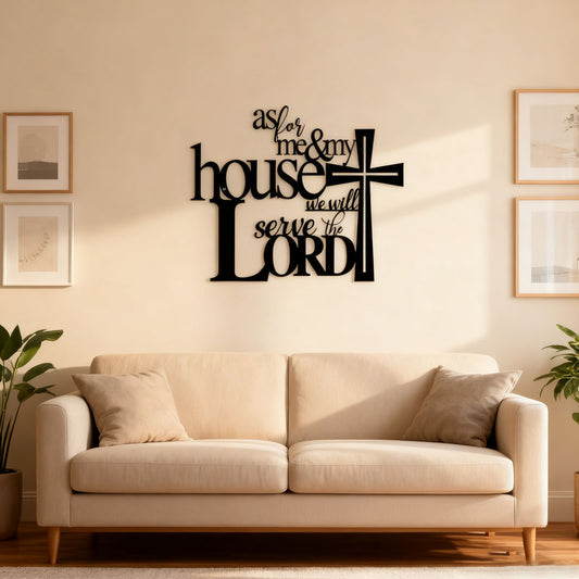 Svart metallhåndverk Veggdekorasjon