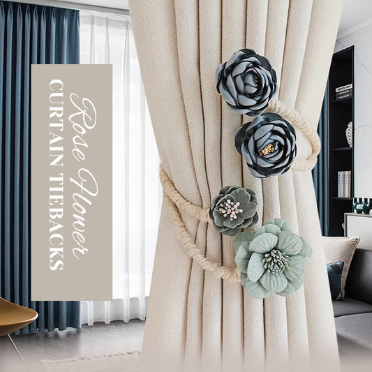 🌹 Rose Flower gardinbånd 🌹
