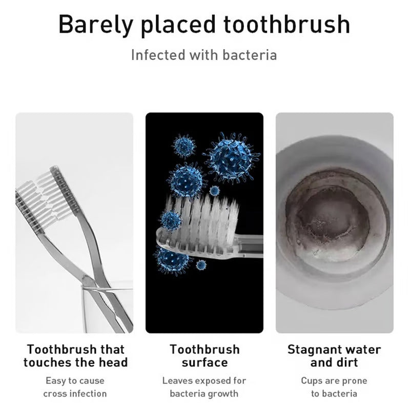 Oppbevaringsstativ for tannbørste (med deksel)/Storage rack for toothbrush (with cover)