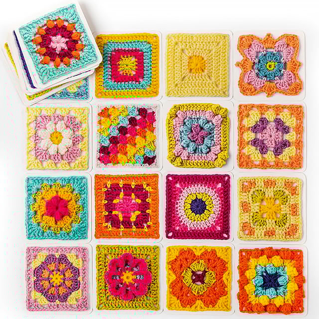 [50 miks og match design]The Granny Square Card Deck