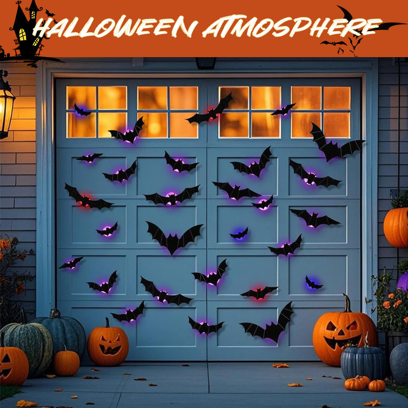🎃LED Glowing Bat Group🦇