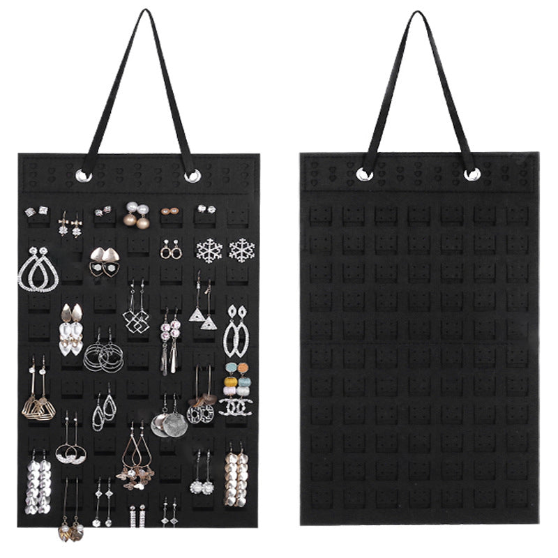 🔥2023 hot sale - Oppbevaringspose av filt for hengende smykker/Convenient jewelry storage hanging bag
