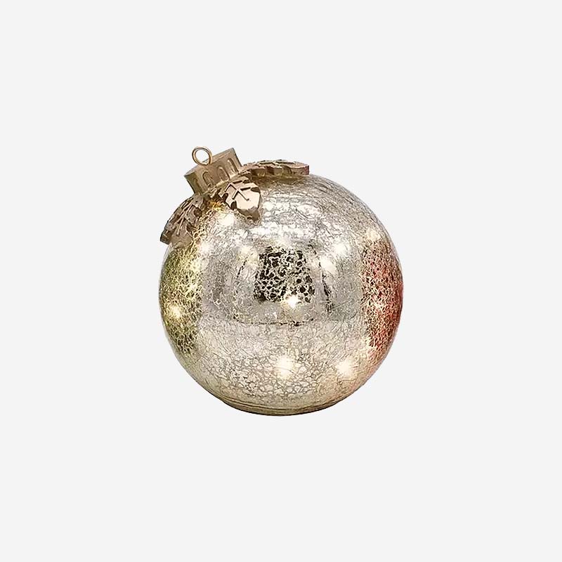 🎅Juleornamenter i glass til bordplaten🔔🎁