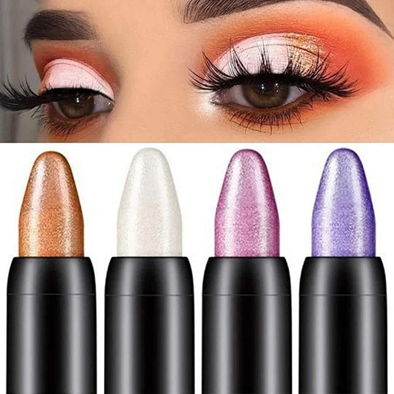 15 farger fluorescerende øyenskyggeblyant vanntett glitterøyenskygge Eyeliner