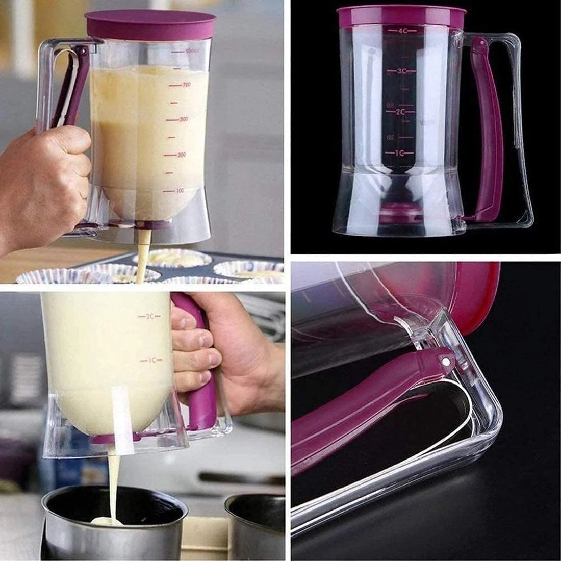 🧁Deig cupcake pannekake pannekake kake splitter dispenser verktøy